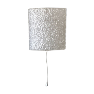 Teak and perspex wall lamp