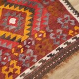 Vintage Maimana rug, handmade, Afghanistan mid century