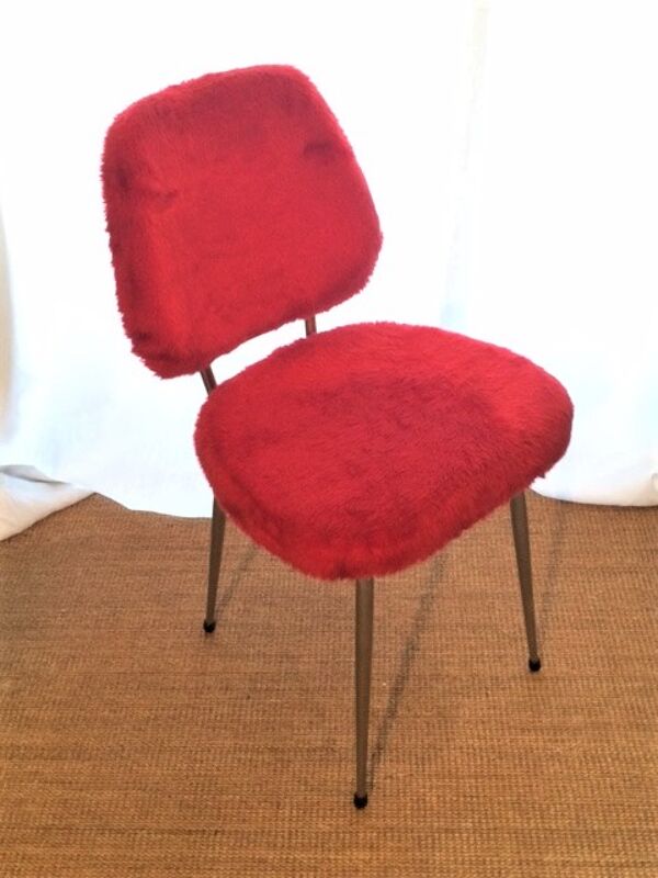 Paire de chaises ''moumoute