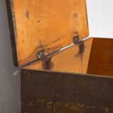 Petit coffre ancien vert olive (c.1920) #26