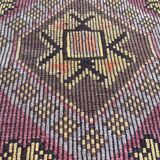 Vintage Turkish Kilim Rug , 226 x 100 cm