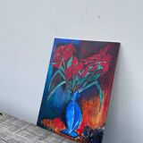Bouquet de fleurs expressionniste