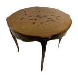 Table d'appoint marqueterie en bois de rose