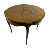 Side table marquetry in rosewood