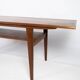 Table basse en teck avec étagère, de design danois des années 1960