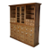 Grande armoire / vitrine d'apothicaire ancienne en pin allemand du début du XXe siècle