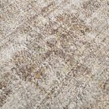 178x295Cm Persian Area Rug, Turkish Antique Rug, Faded Brown Vintage Rug