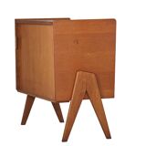 Sewing machine furniture with compass feet from the 50s/60s