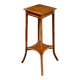 Vintage Art Nouveau shelf in solid wood and bamboo Maugrion Fran
