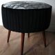 Footrest, jungle fabric, compass feet, 50/60's