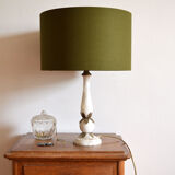Alabaster Lamp and Foliage