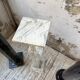 Set of 4 marble columns or pedestals.