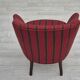 1950s, Danish lounge chair, original condition, red furniture wool.