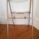 Vintage folding transparent chair