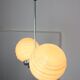 Lustre à sphère jaune Art Déco Italien