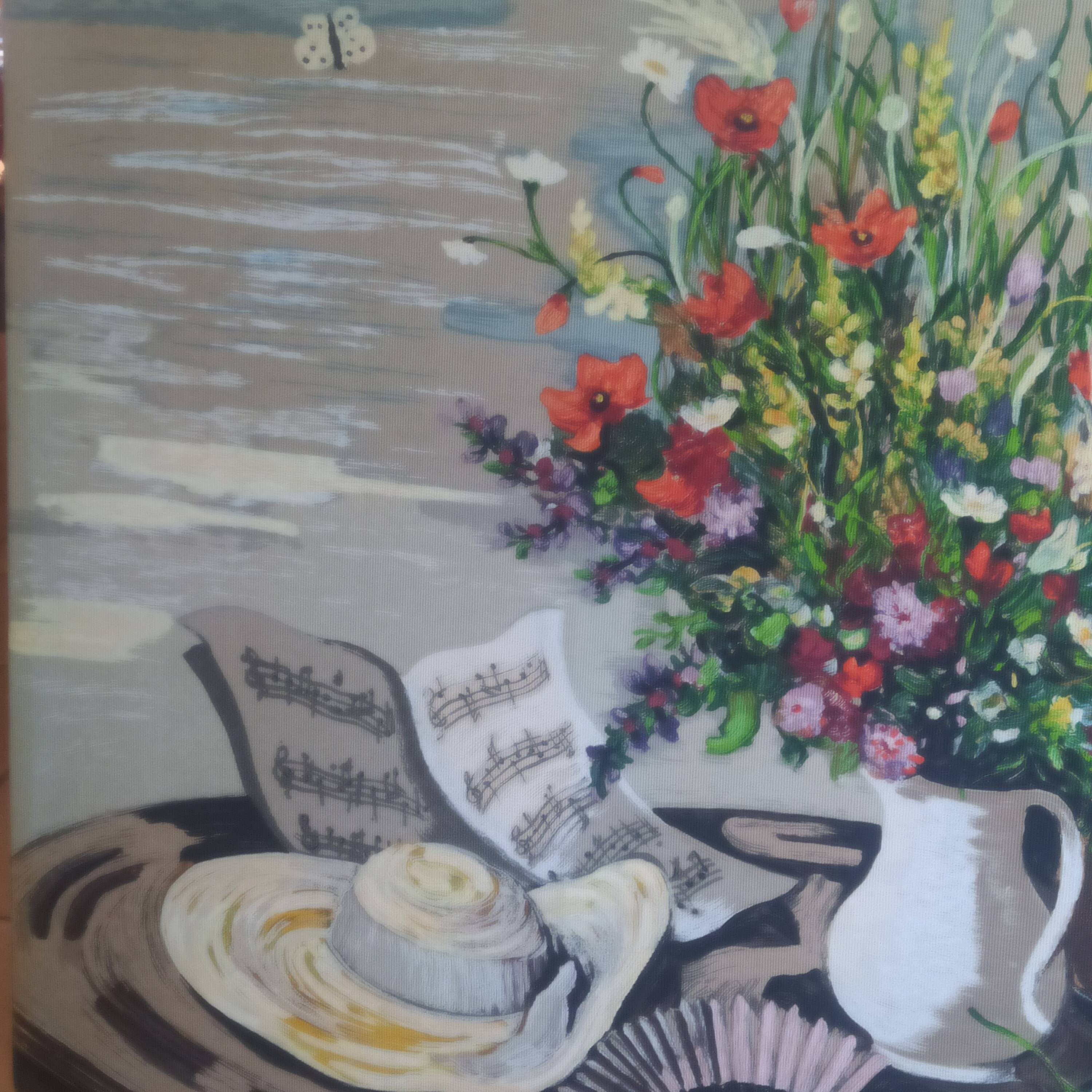 large tapestry 1950/1960 signed Dyf (Marcel Dreyfus)