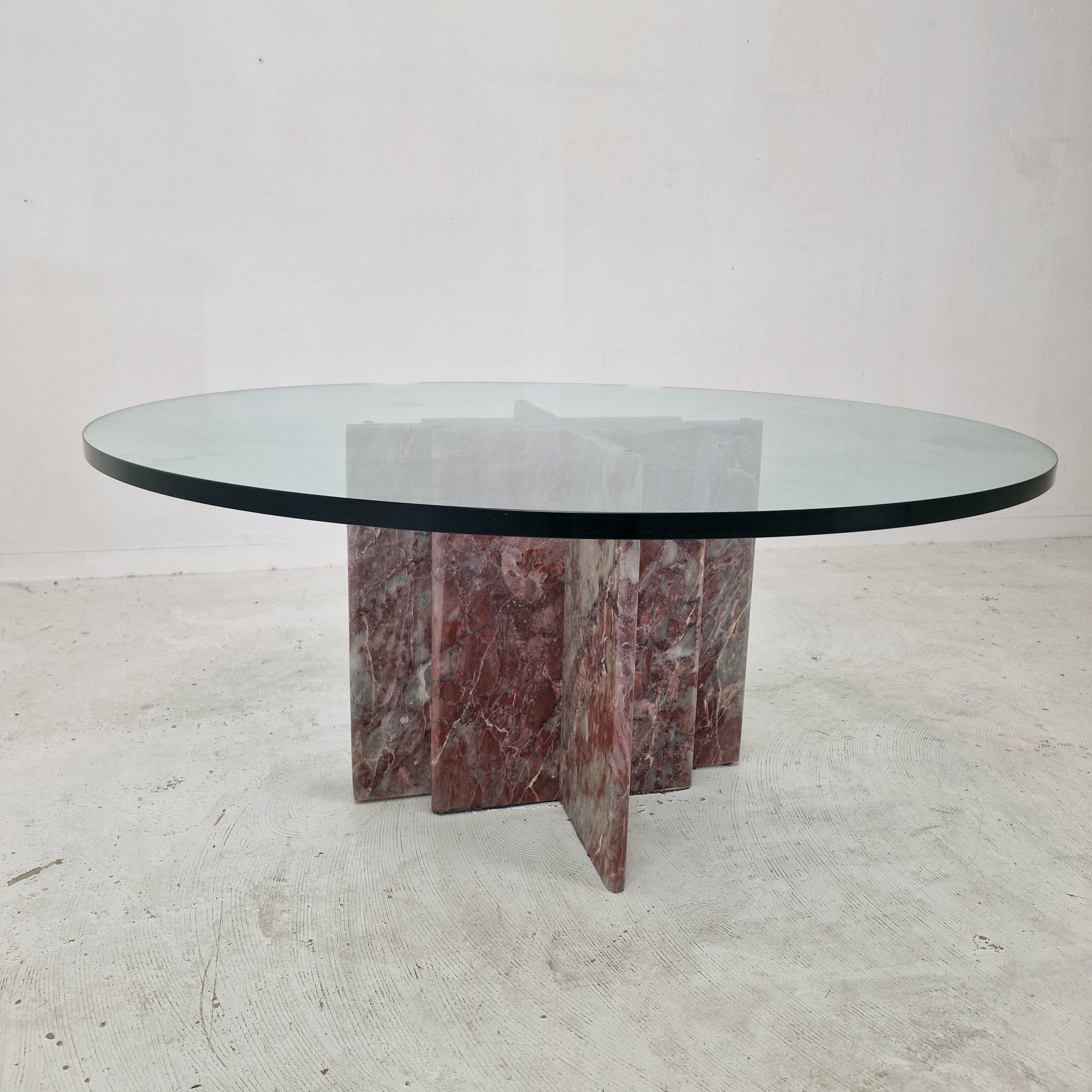 Italian Marble Coffee Table, 1980's