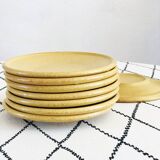 Stoneware dessert plates set of 4
