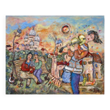 Painting The Lovers of Montmartre - Yvan Philmer