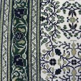 Tapis oriental persan classique nouée à la main motif floral en laine