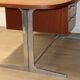 Vintage desk by George Nelson in wood and aluminum, 1960s