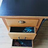 Box desk coffered 60s spirit "loft".