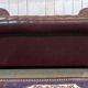 1980s Red 2-Seater Chesterfield Sofa
