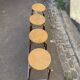 Set of 4 industrial stools