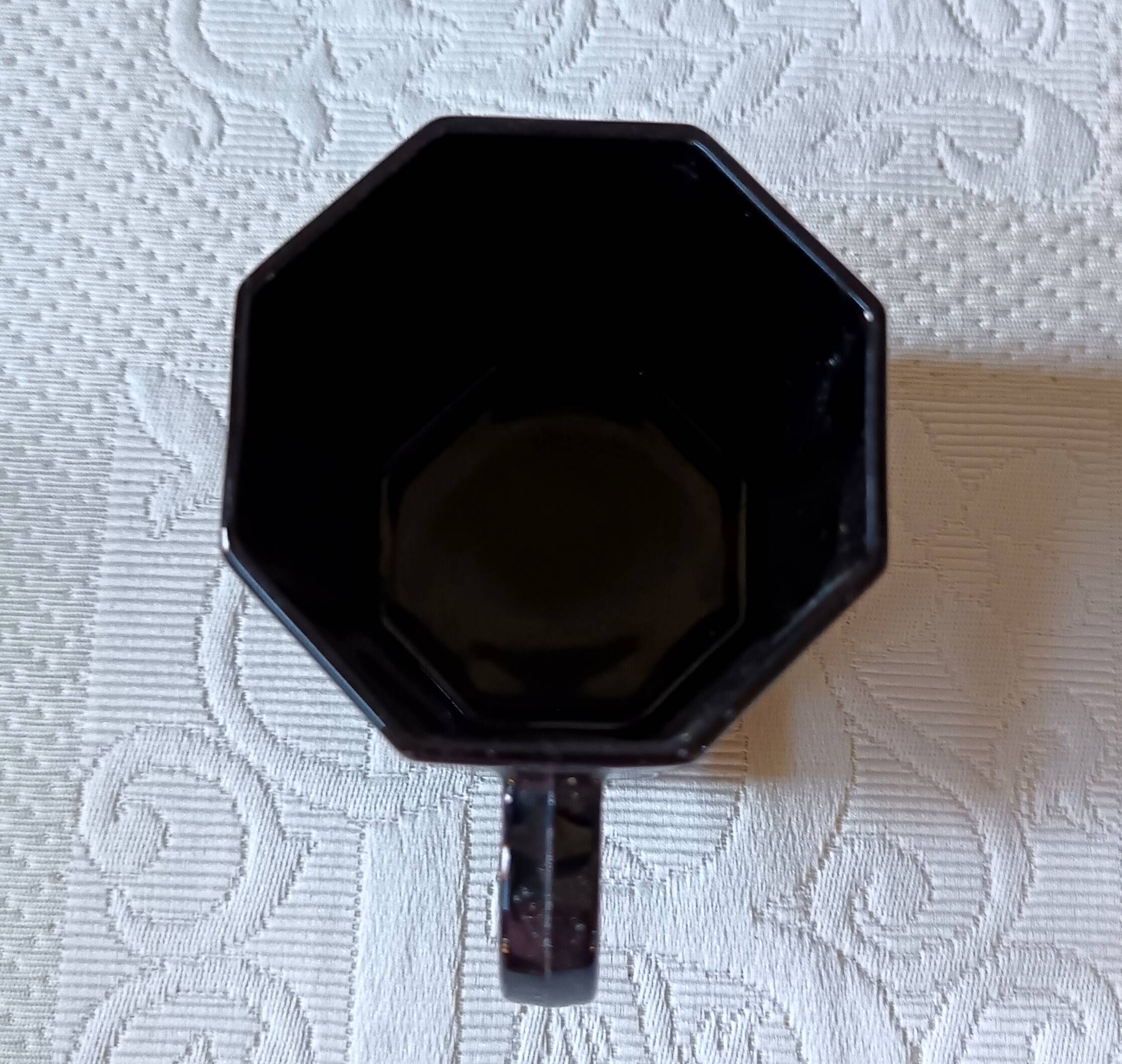 2 large opaline cups French Vintage Arcoroc Model Octime