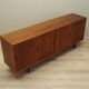Enfilade en teck, design danois, années 1970, production: Danemark
