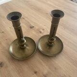 Pair of antique candlesticks