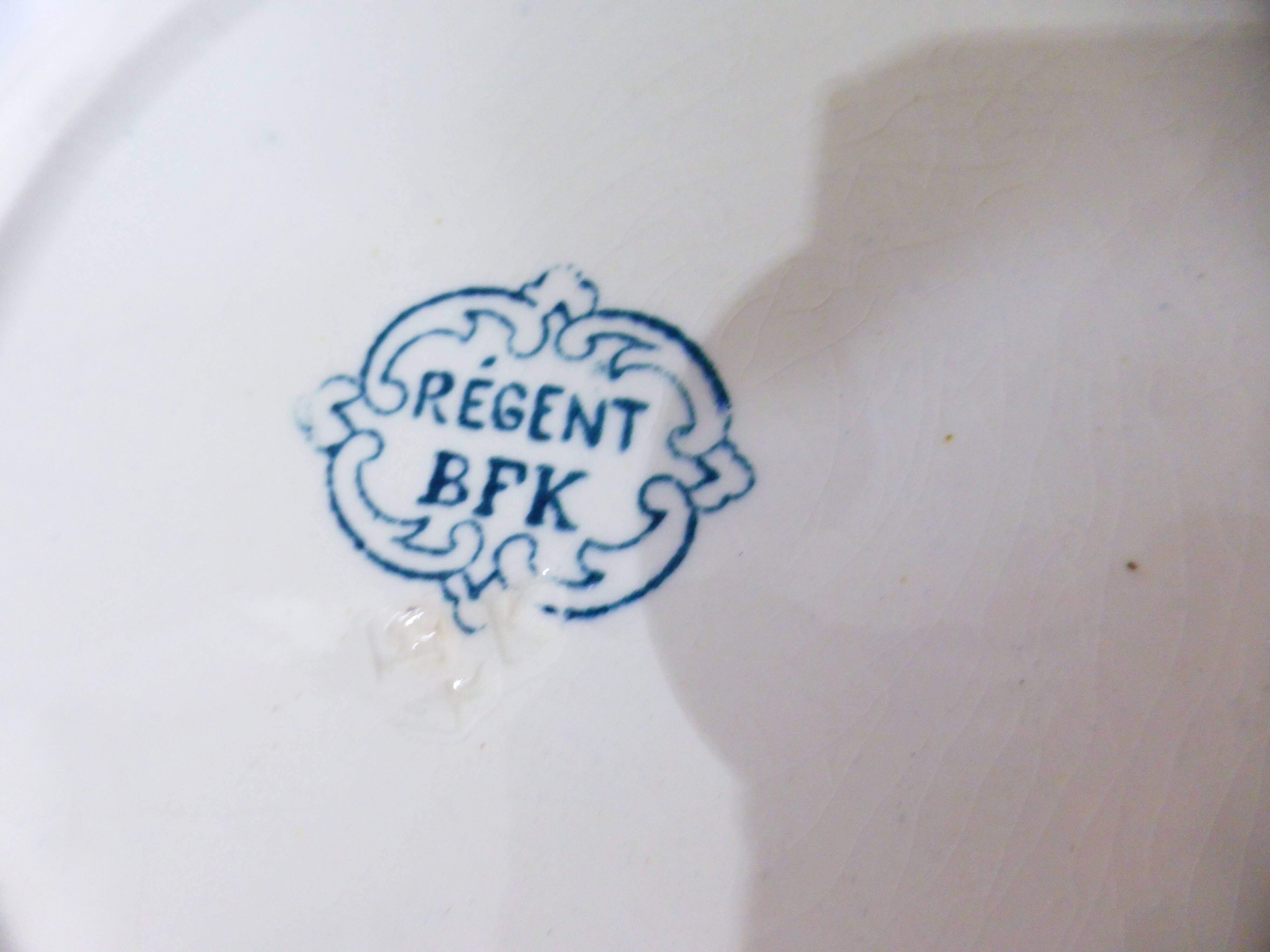 4 vintage deep plates from BFK model Regent 220522