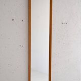 Scandinavian oak mirror, 1960s