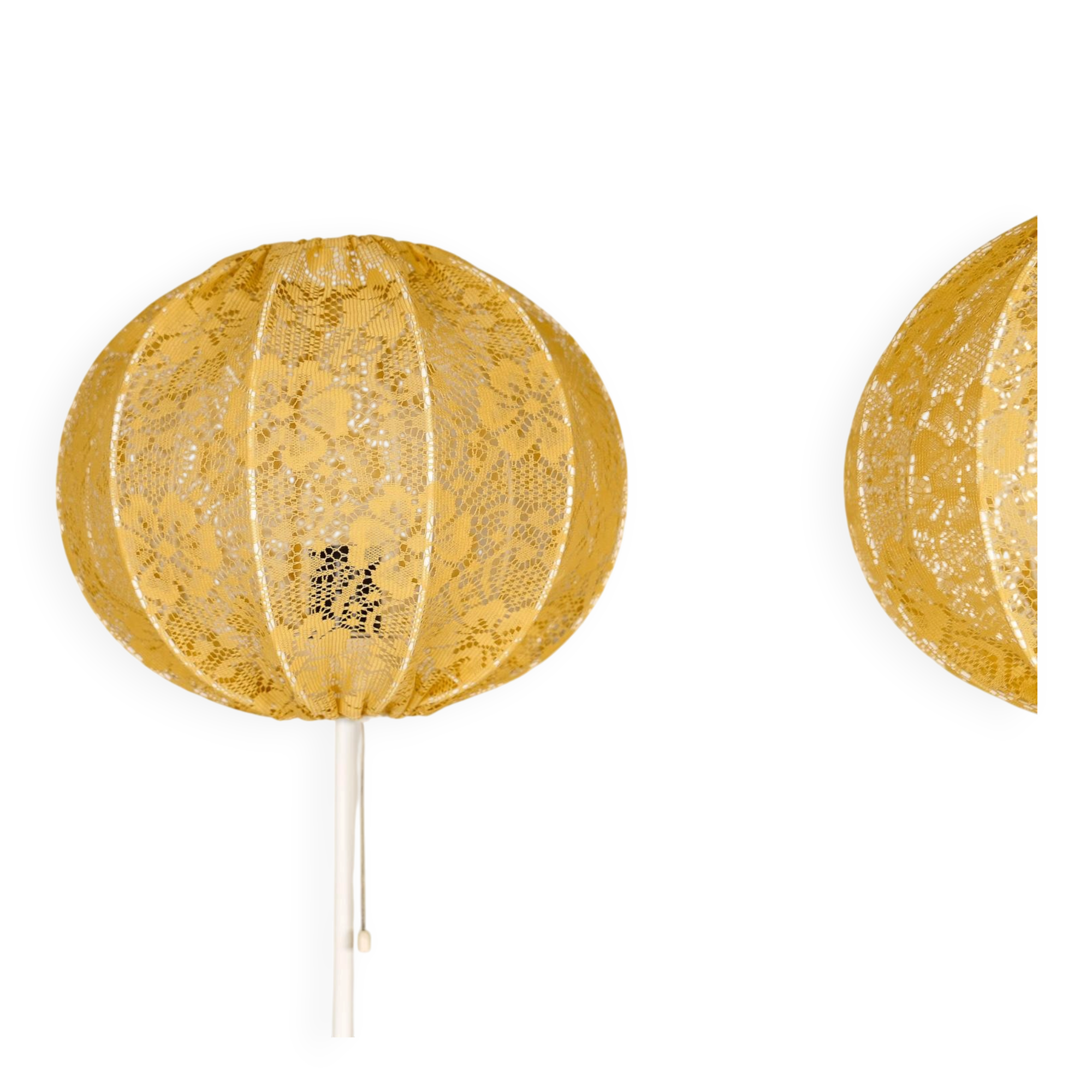 Pair of Bergboms B-024 mid-century modern table lamps, 1960s, Sweden.