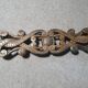 84 cm vintage brutalist door handle aluminium 1970s xxl Humberg