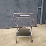 Vintage chrome bar cart