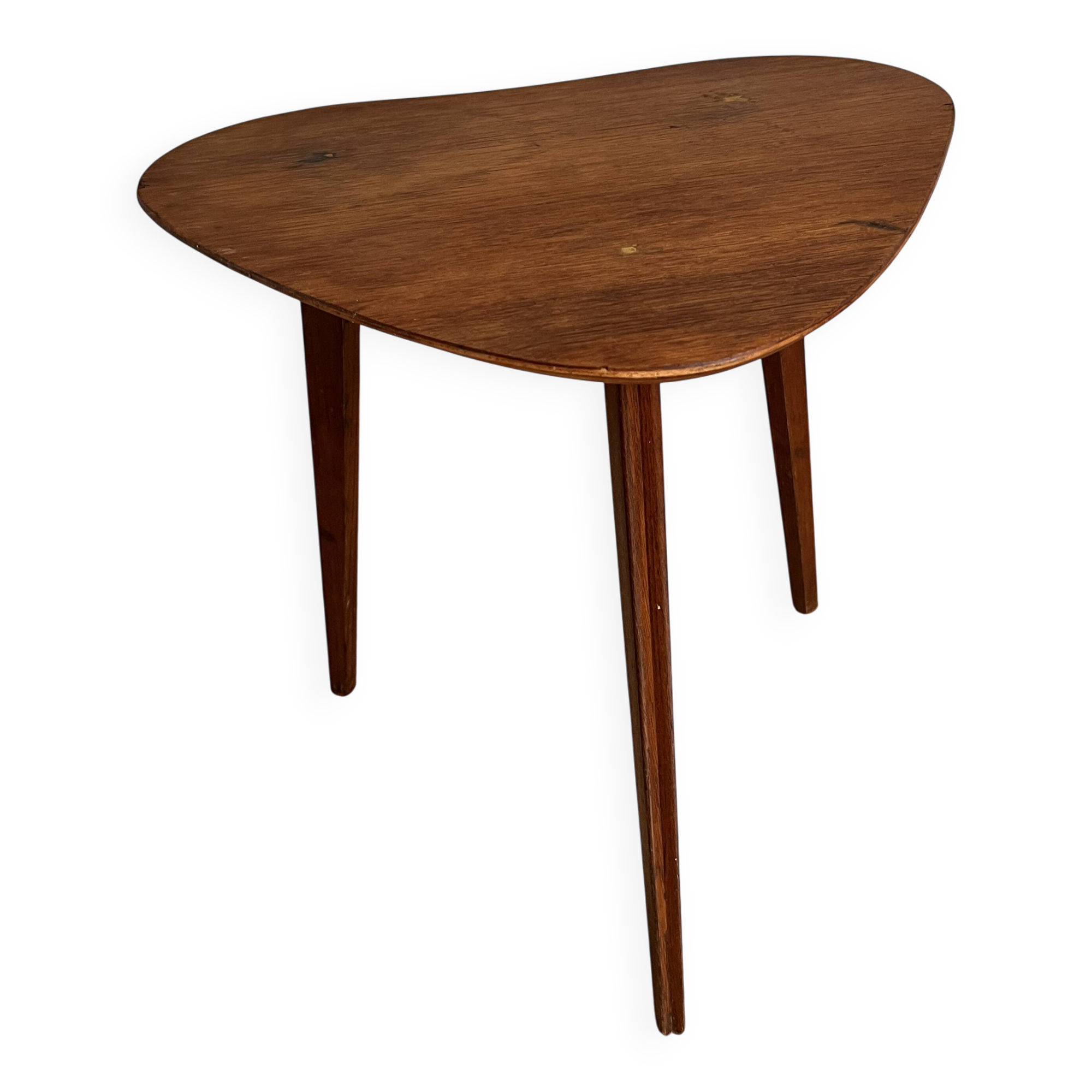 Tripod wooden coffee table