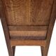Art Deco High Back chair in oak minimalist design