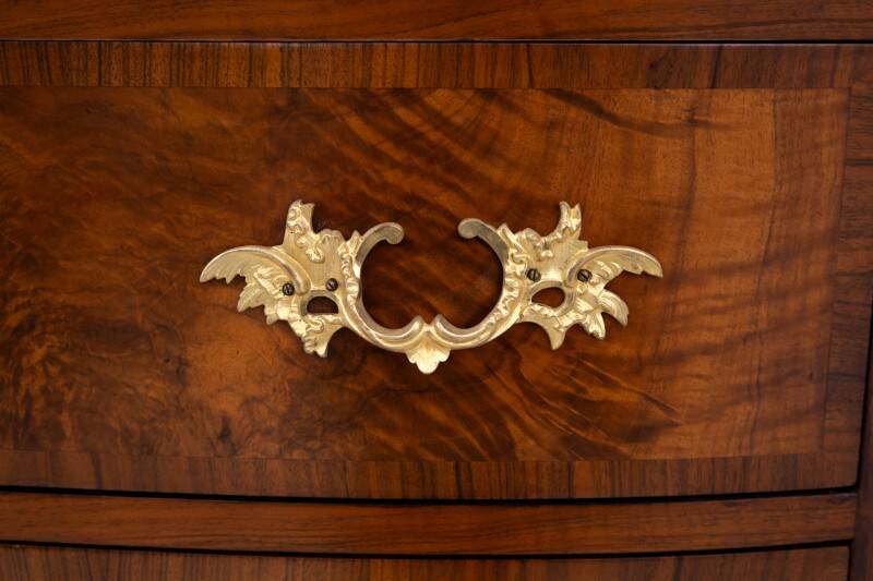 Antique chest of drawers, Northern Europe, circa 1860. After renovation.