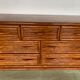 Rattan sideboard, Maugrion furniture design 1970
