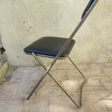 Lot of 4 folding chairs 70s