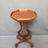 Small Lyre guéridon table, 19th century.