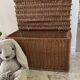 Vintage Rattan Chest Basket