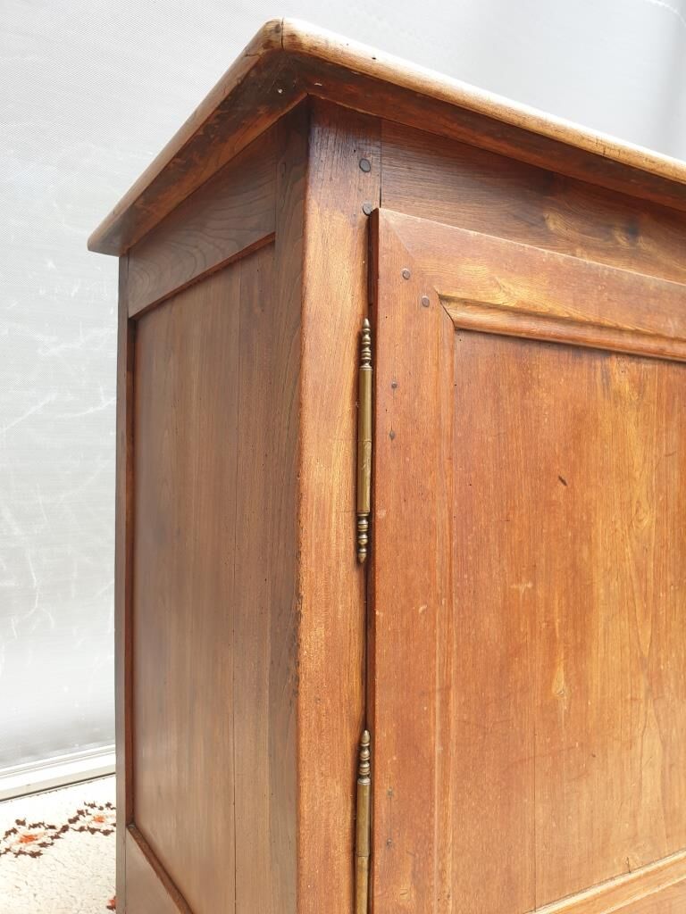 Norman countryside buffet in solid cherry wood nineteenth