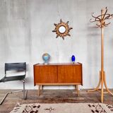 Vintage teak compass feet