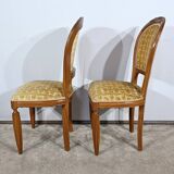 Pair of Blond Mahogany Chairs, Art Deco – 1940