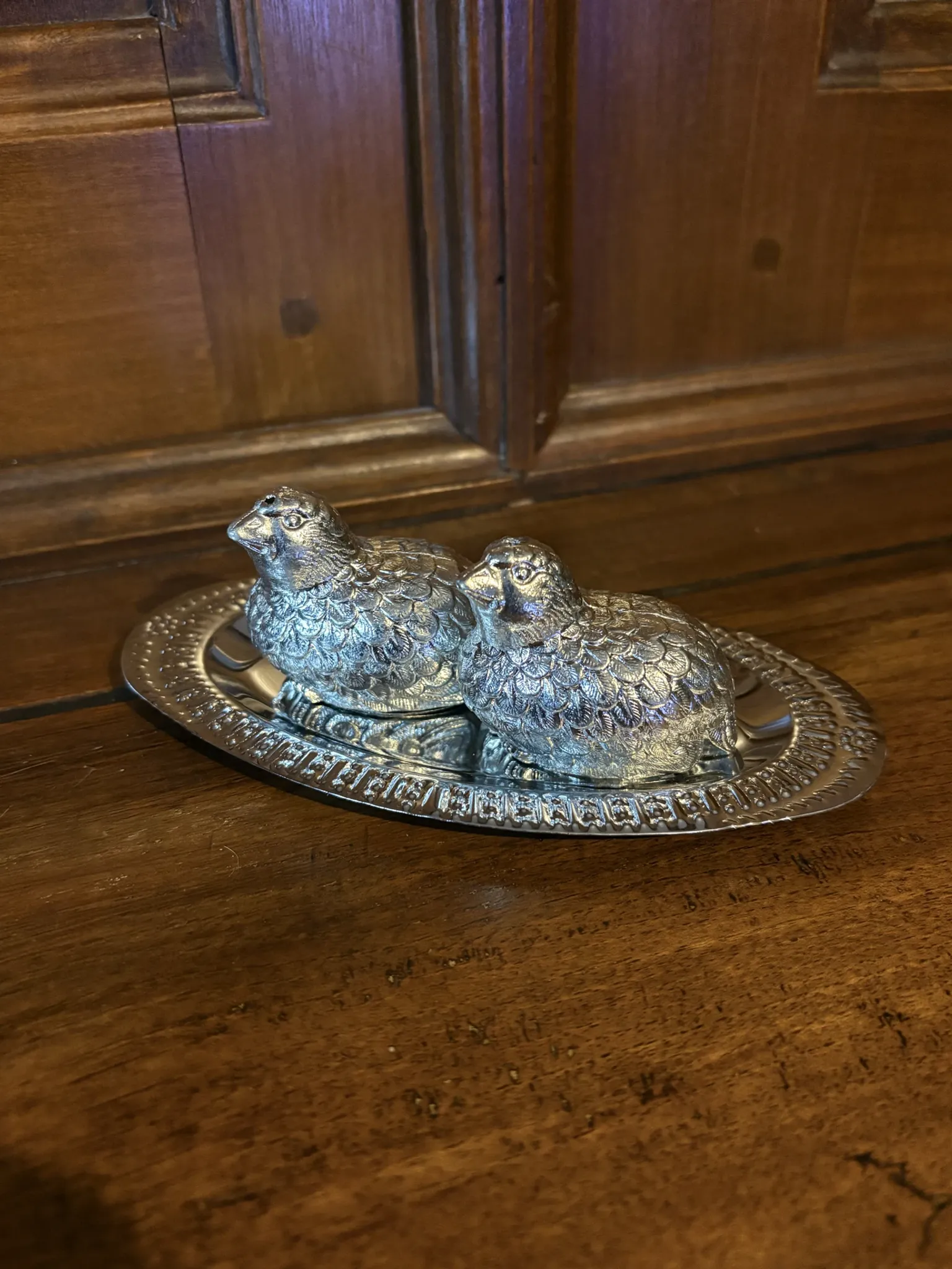Quail salt and pepper set
