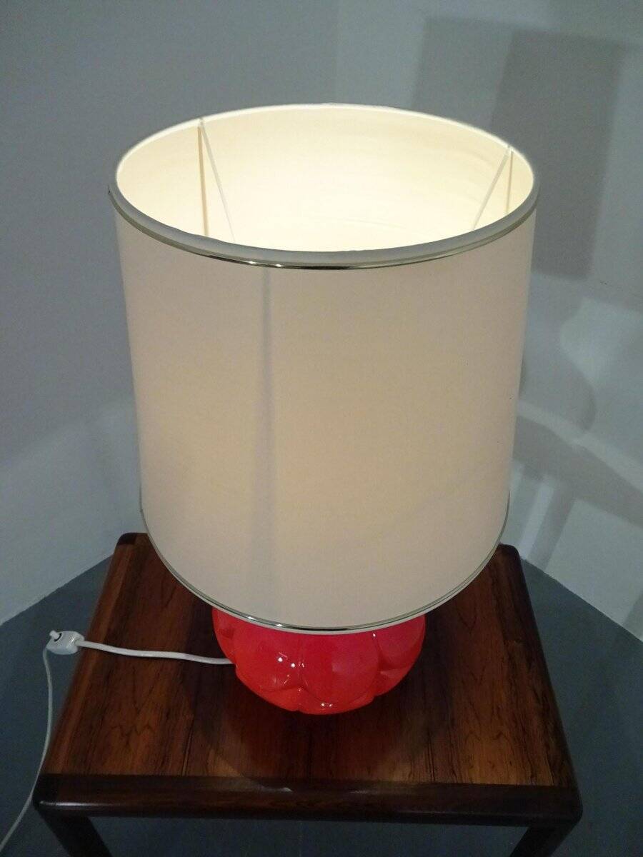 Glass floor lamp by Peil & Putzler, 1970s