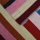 Vintage colourful flat kilim hallway rug 90x306 cm