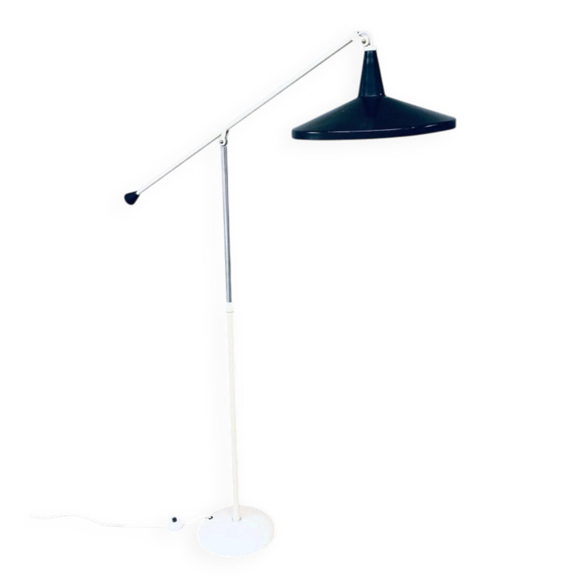 Panama Floor Lamp in Black by Wim Rietveld for Gispen, 1957